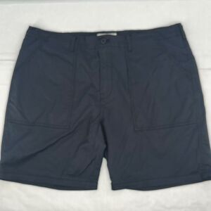 Lucky Brand Swim Trunks 40 Saturday Stretch Black Swimsuit Shorts Mesh Lining